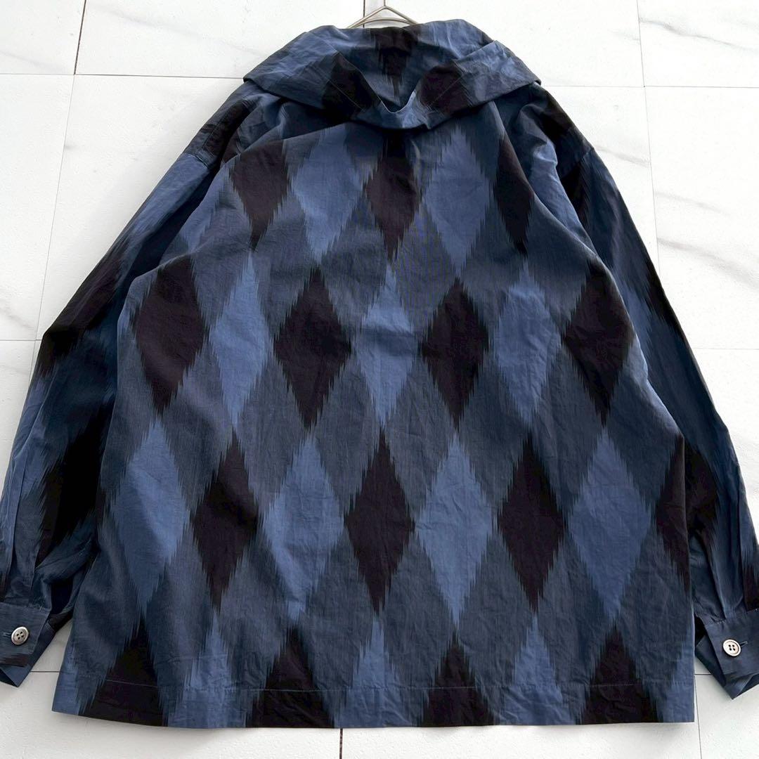 ISSEY MIYAKE 80s Vintage Cotton Check Blazer Black Size L