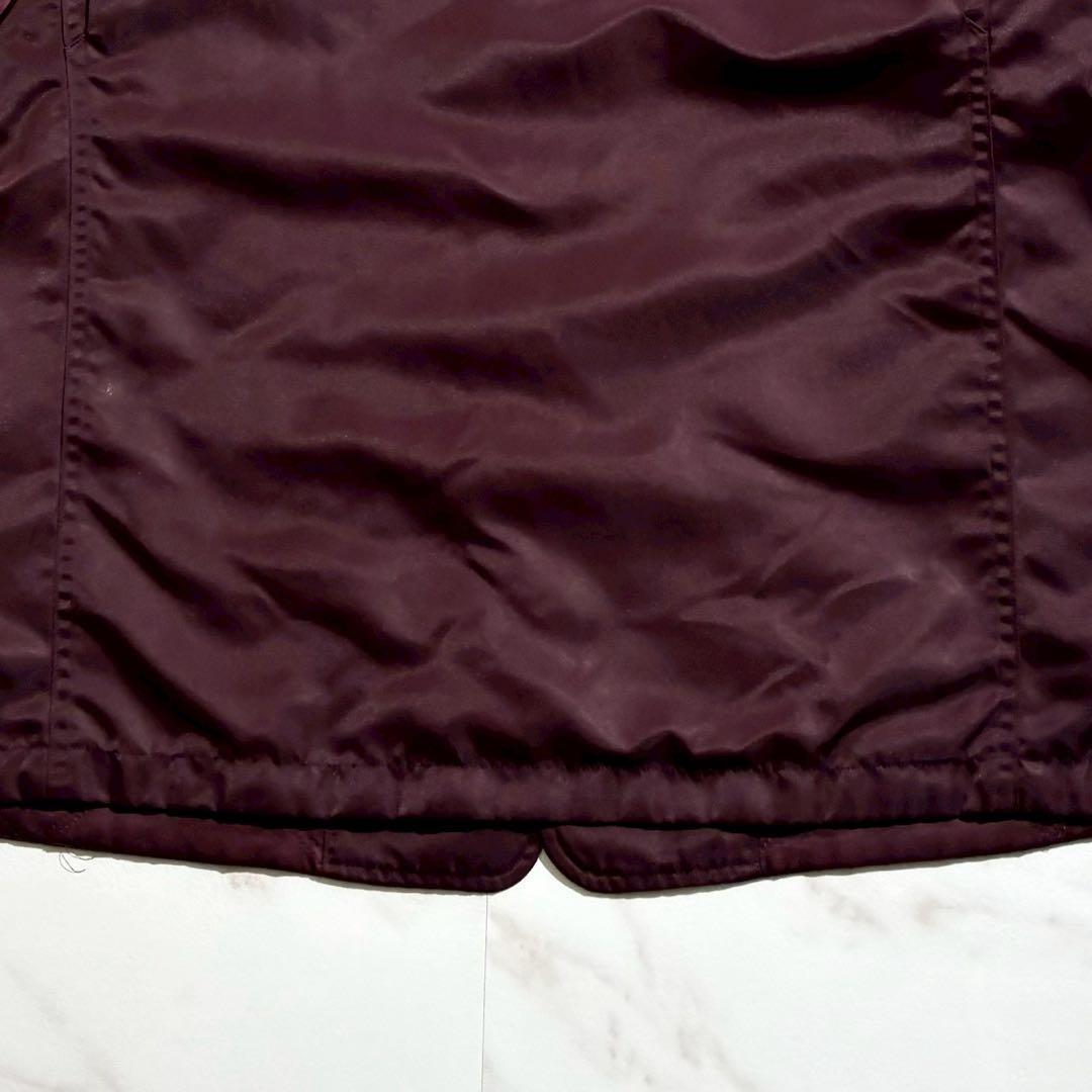 Y's for men 90s Oversized Quilted Nylon Jacket Red Size L