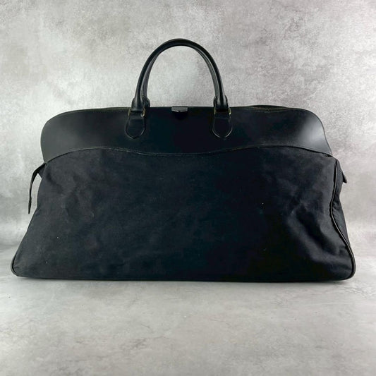 Y's for men Canvas Leather Boston Bag Black Size ONE SIZE