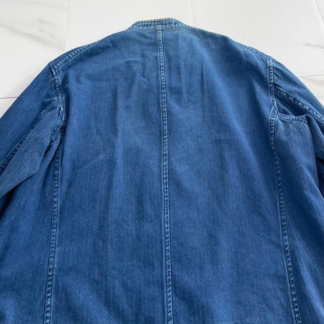 Yohji Yamamoto POUR HOMME 99SS Stand Jacket Blue Size L