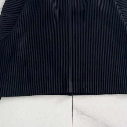 HOMME PLISSE ISSEY MIYAKE 25AW Pleated Half-Zip Black Size L