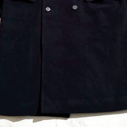 Y's for men 80s Double Chester Coat Wool Nylon Navy Size L