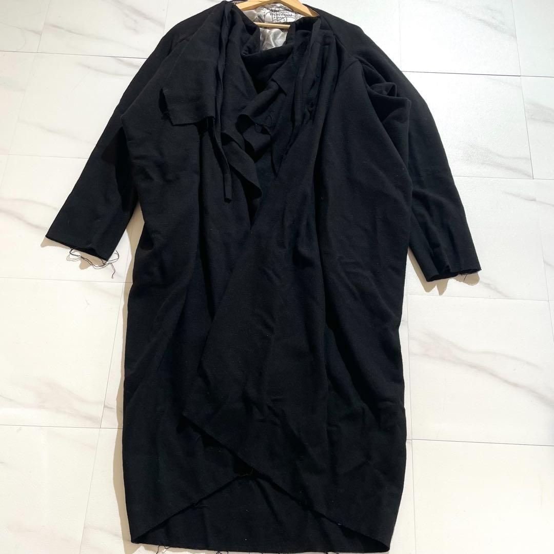 Vivienne Westwood MAN 14AW Deformed Wool Long Coat Size XL