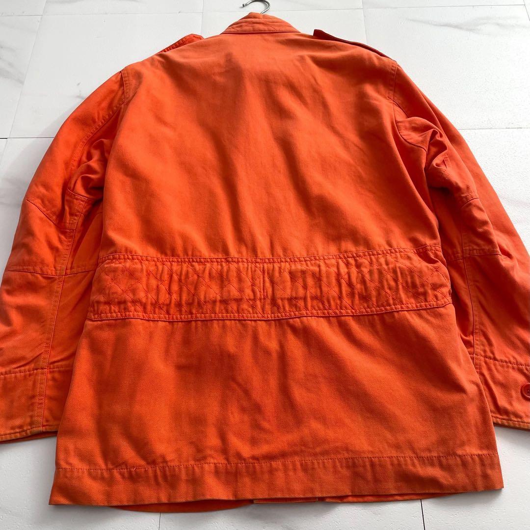 ISSEY MIYAKE MEN 04SS Cotton Military Jacket Orange Size L