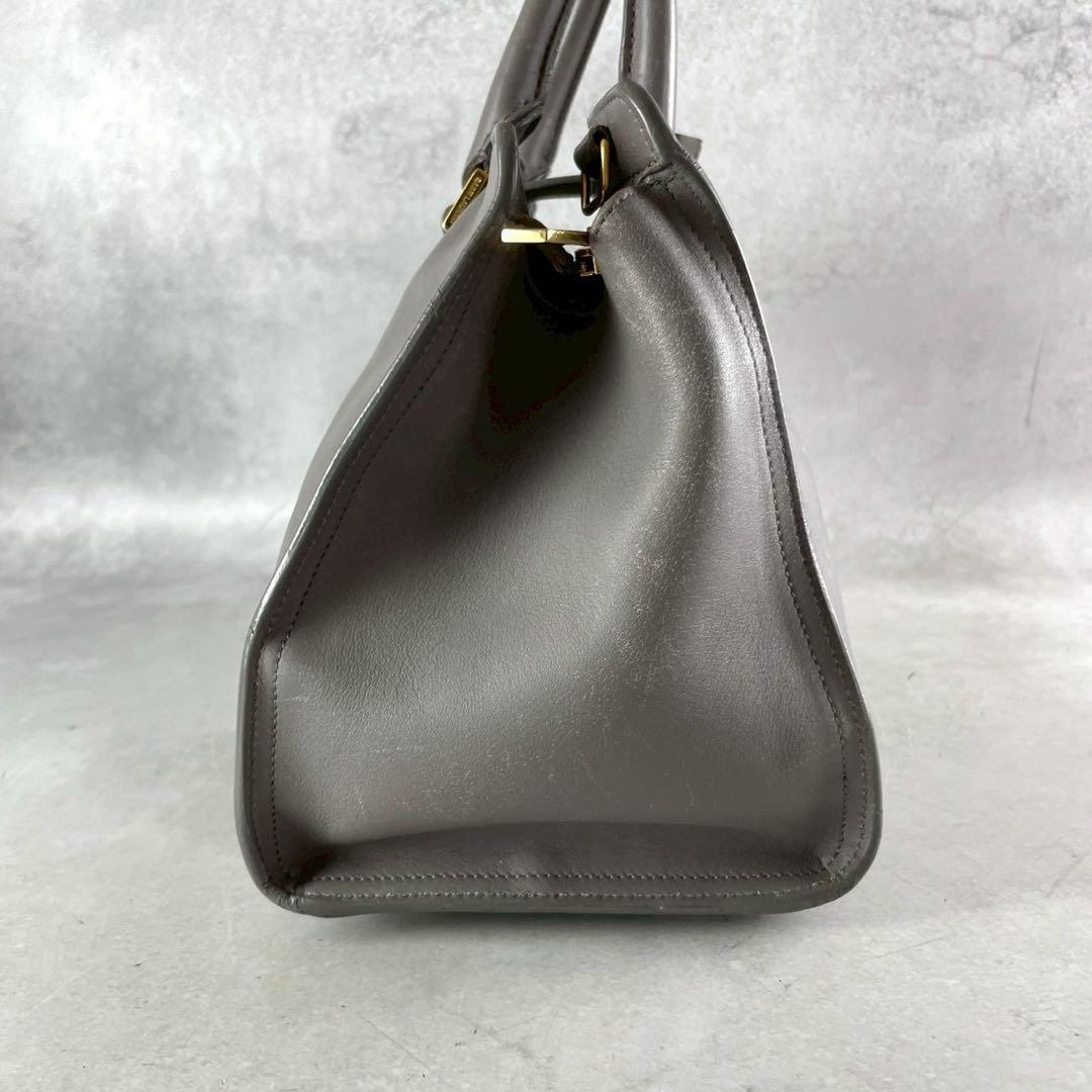 SAINT LAURENT PARIS Petite Cabas Bag Gray Size ONE SIZE