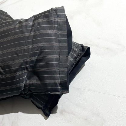 Maison Margiela Glam Slam Striped Down Jacket Gray Size L