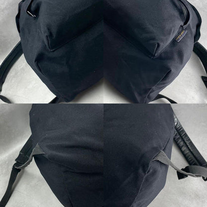 COMME des GARCONS Nylon Leather Pack Black Size ONE SIZE