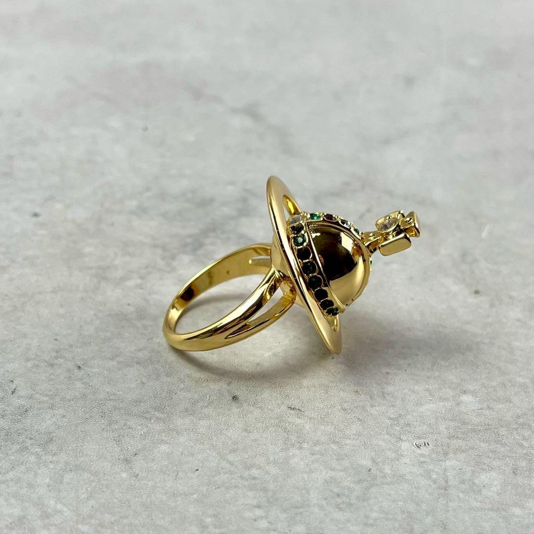 Vivienne Westwood Orb Poison Ring Gold Size ONE SIZE