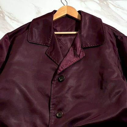 Y's for men 90s Oversized Quilted Nylon Jacket Red Size L