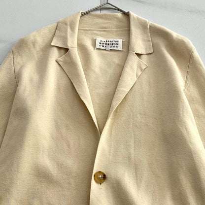 MAISON MARTIN MARGIELA Wool Cotton Knit Jacket Size M