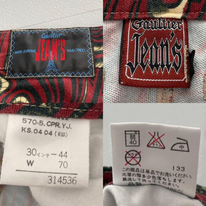 Jean Paul Gaultier Archive Tribal Tattoo Print Jeans