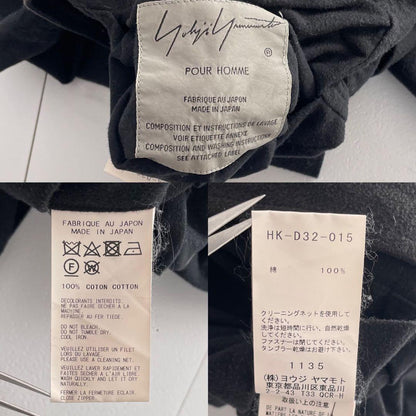 Yohji Yamamoto POUR HOMME 17AW 2-Way Cotton Overalls Size 34