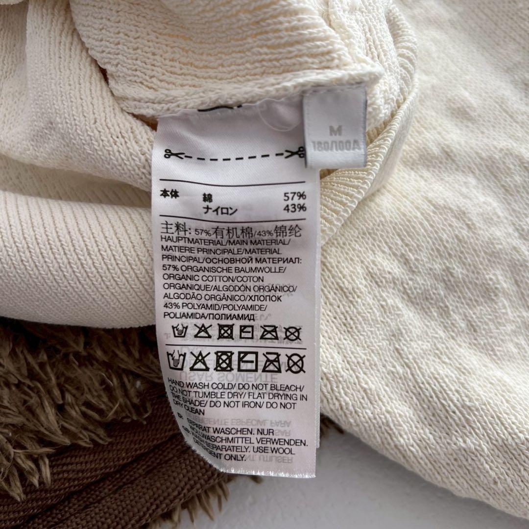 Y-3 22AW Embossed Back Logo Cotton Sweatshirt White Size XL