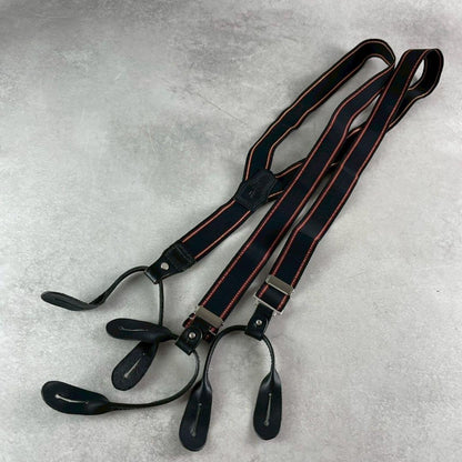 Yohji Yamamoto POUR HOMME Leather Striped Size ONE SIZE