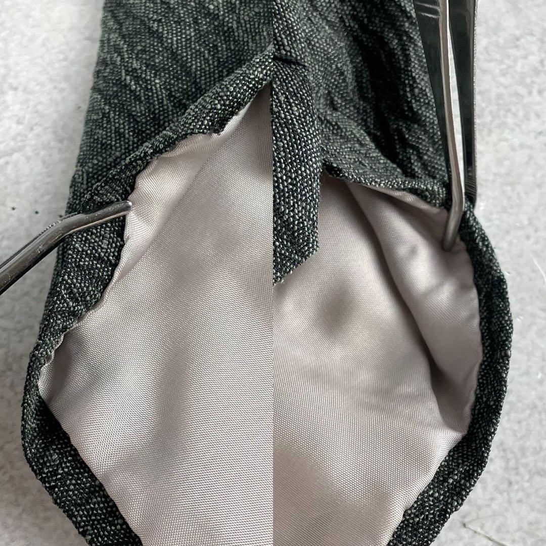 ISSEY MIYAKE MEN Pleated Silk Tie Green Size ONE SIZE