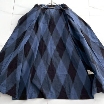ISSEY MIYAKE 80s Vintage Cotton Check Blazer Black Size L