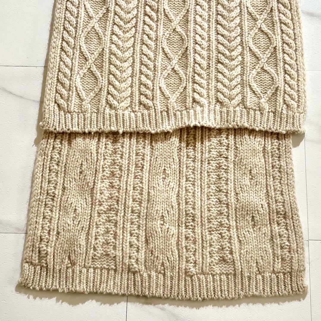 MAISON MARGIELA 20AW Wool Mohair Cable Knit Vest Size L