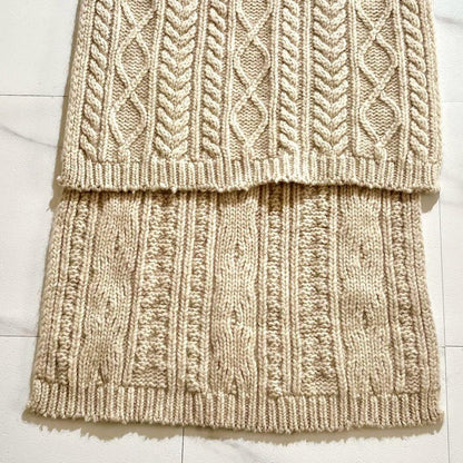 MAISON MARGIELA 20AW Wool Mohair Cable Knit Vest Size L
