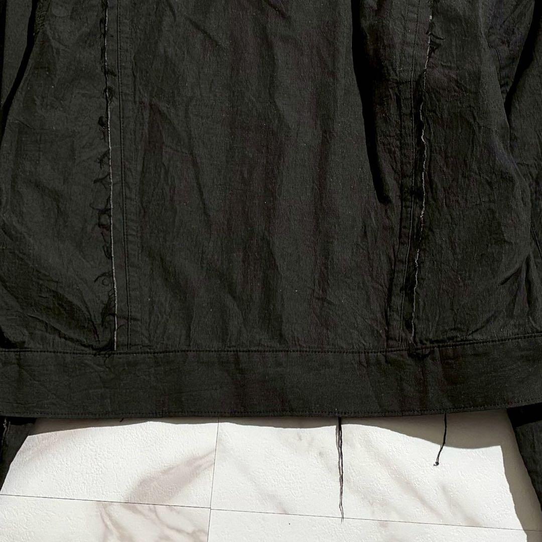 Y's 24AW Organic Denim/Linen Jacket Black Size L