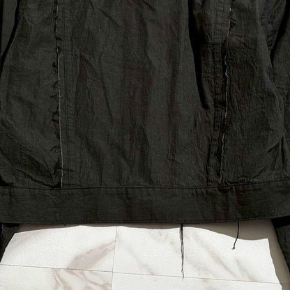 Y's 24AW Organic Denim/Linen Jacket Black Size L
