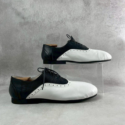 COMME des GARCONS HOMME PLUS 23SS Bi-Color Leather Shoes