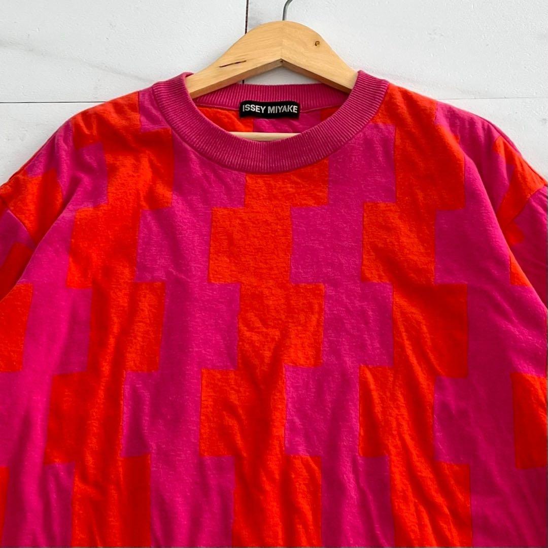 ISSEY MIYAKE MEN 92SS Knit Panel Cotton T-Shirt Size L