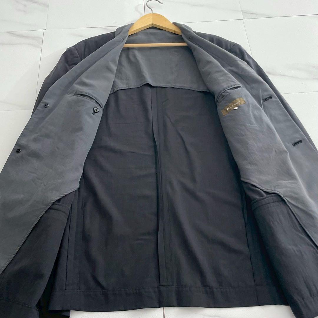 Y's for men Panel Wool Tailored Jacket Black Size XL