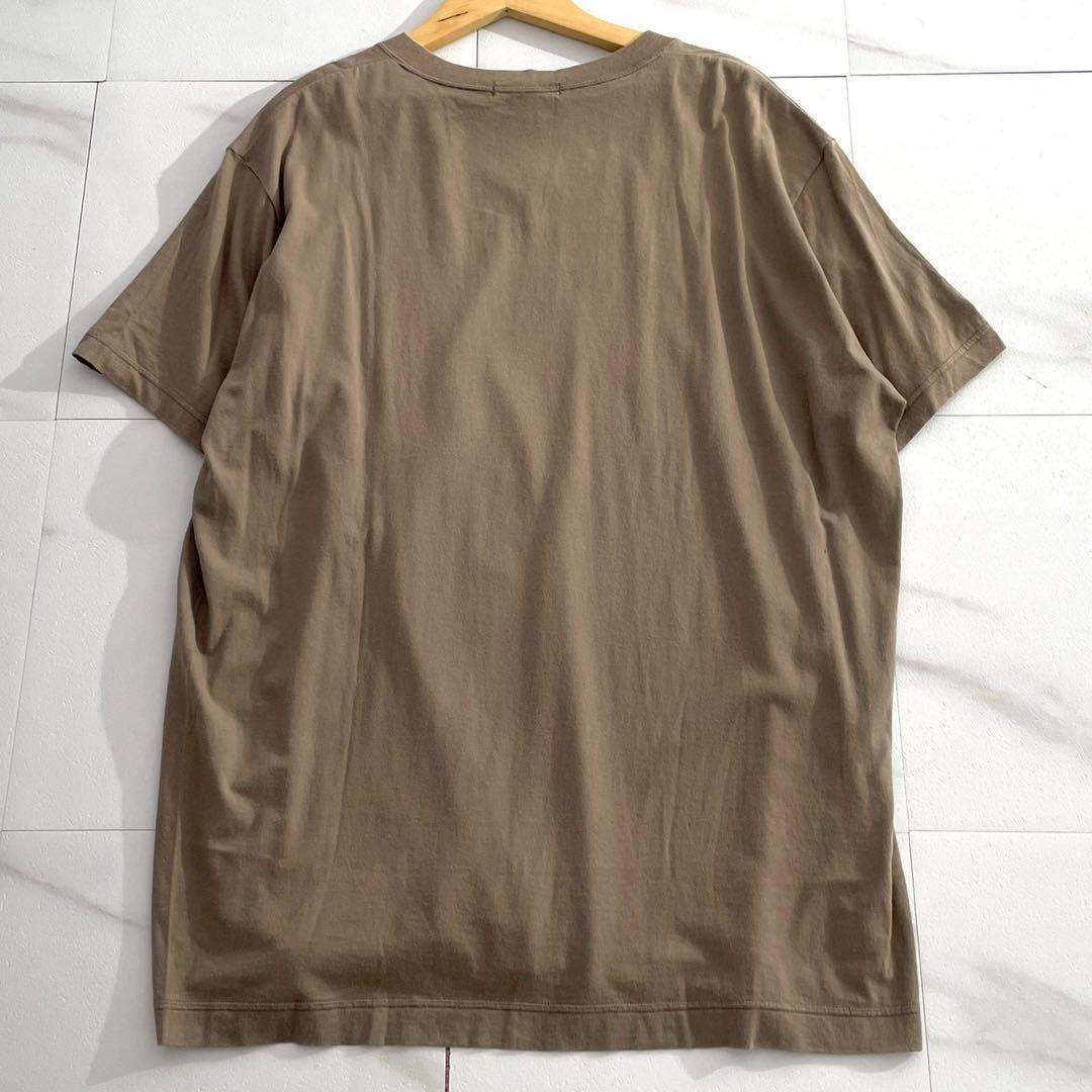 ISSEY MIYAKE MEN 00SS Oversized Cotton T-shirt Brown Size XL