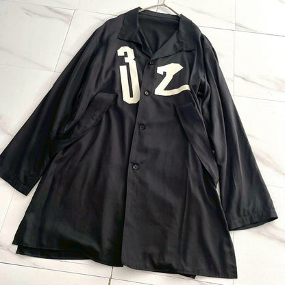 Yohji Yamamoto PH 19SS Suspender Long Cotton Shirt Size XL