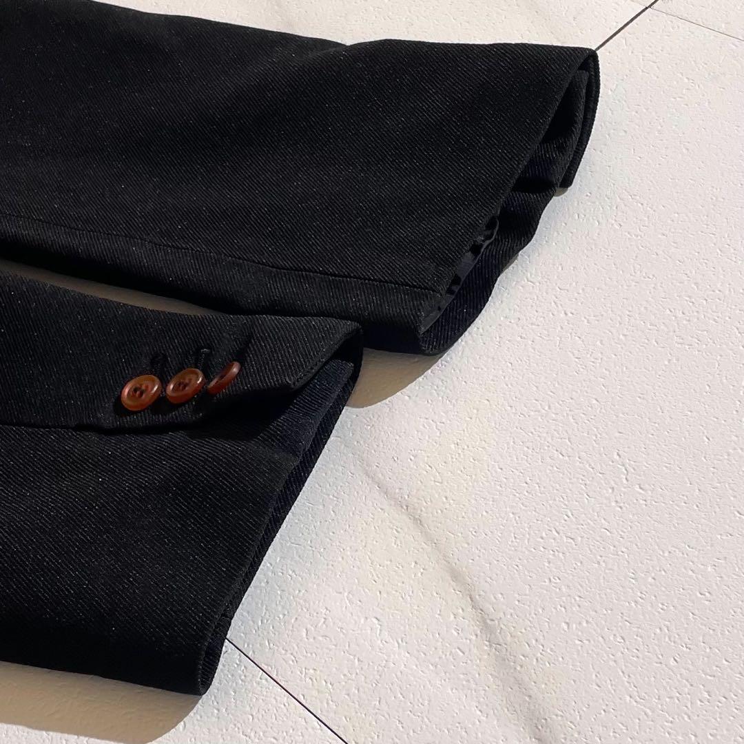 COMME des GARCONS 20SS Frayed Tailored Blazer Black Size M