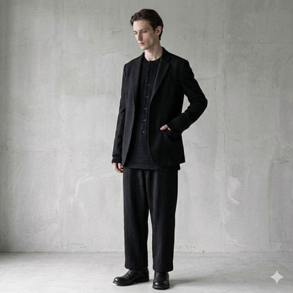 Yohji Yamamoto POUR HOMME 93AW Wool Henley Knit Size M