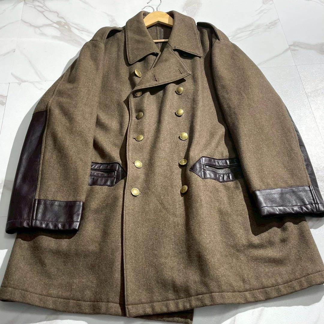 Y's for men 90s Oversized Napoleon Coat Khaki Size L