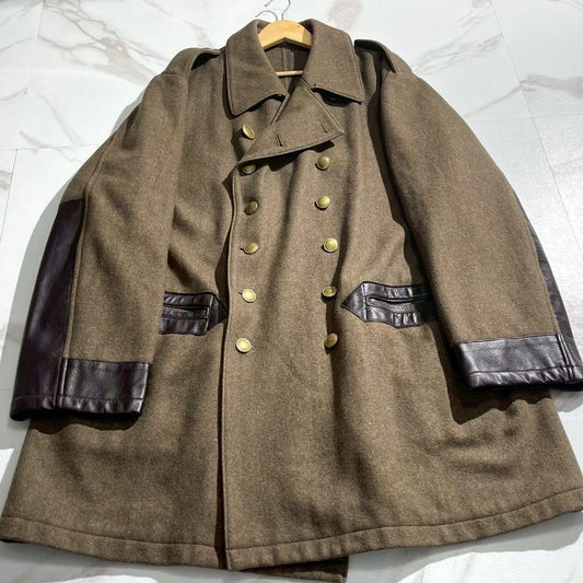 Y's for men 90s Oversized Napoleon Coat Khaki Size L