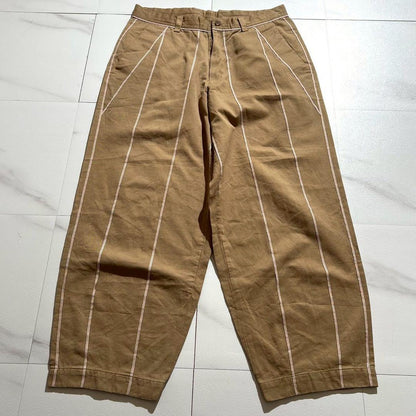 ISSEY MIYAKE MEN 95SS Selvedge Cotton Suit Set Beige Size L