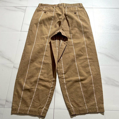 ISSEY MIYAKE MEN 95SS Selvedge Cotton Suit Set Beige Size L