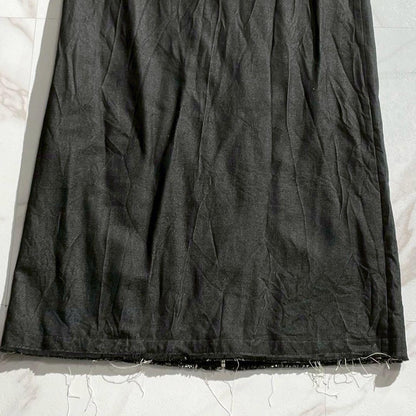 Yohji Yamamoto 03SS Denim Silk Zip Coat Black Size L