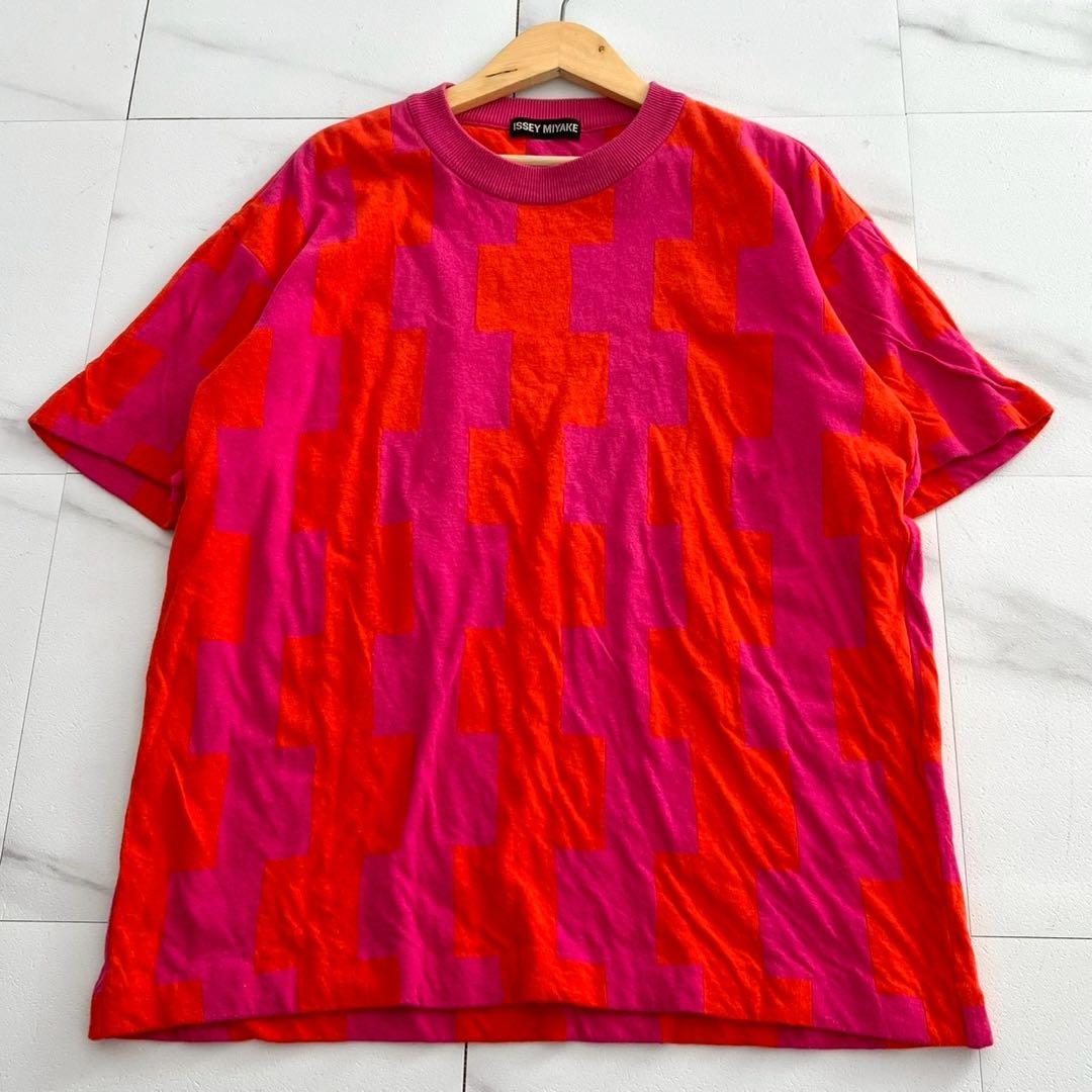 ISSEY MIYAKE MEN 92SS Knit Panel Cotton T-Shirt Size L
