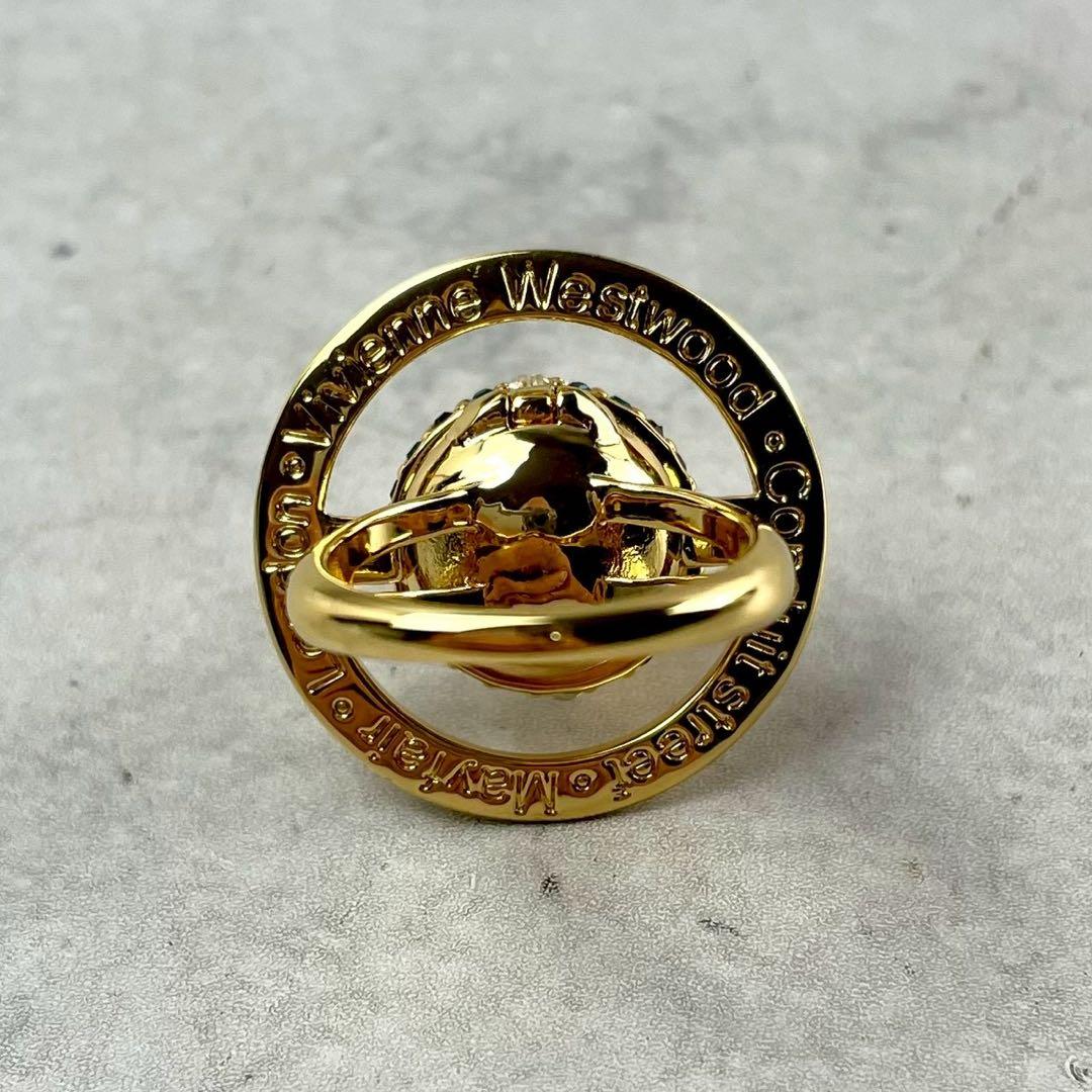 Vivienne Westwood Orb Poison Ring Gold Size ONE SIZE