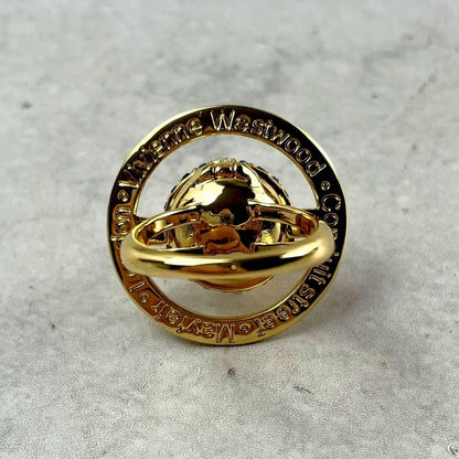Vivienne Westwood Orb Poison Ring Gold Size ONE SIZE