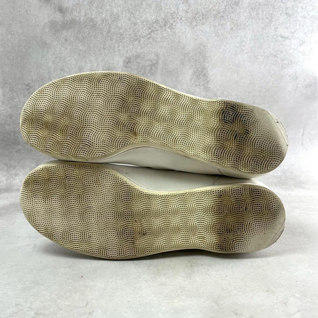 ISSEY MIYAKE MEN 2005SS Leather Slip-On Shoes White Size 8