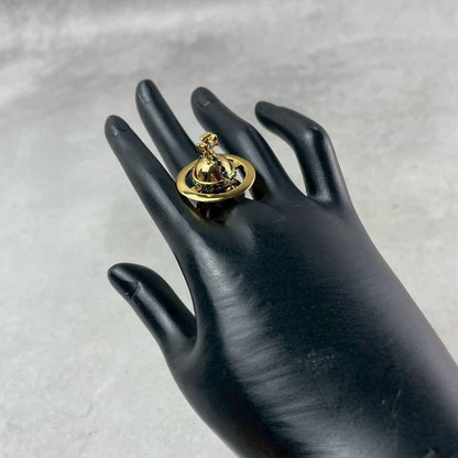 Vivienne Westwood Orb Poison Ring Gold Size ONE SIZE
