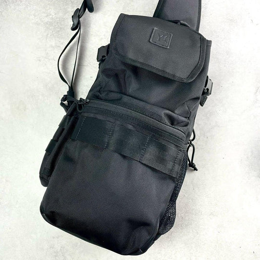 Y's NEW ERA Nylon Crossbody Sling Bag Black Size ONE SIZE