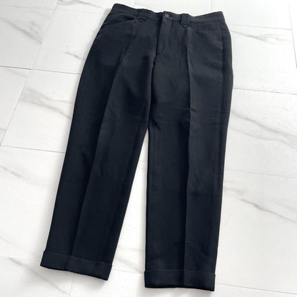 ISSEY MIYAKE MEN 97SS Tapered Polyester Slacks Black Size L