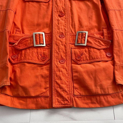 ISSEY MIYAKE MEN 04SS Cotton Military Jacket Orange Size L