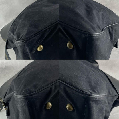 Y's for men Canvas Leather Boston Bag Black Size ONE SIZE