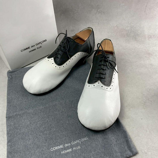 COMME des GARCONS HOMME PLUS 23SS Bi-Color Leather Shoes