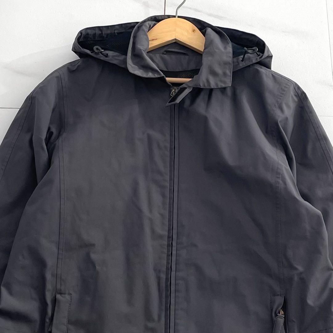 PRADA GORE-TEX Linea Rossa Nylon Jacket Gray Size 46