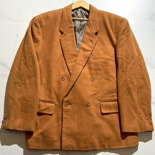 CDG HOMME PLUS 1991 Vintage Wool Double-Breasted Jkt Size L