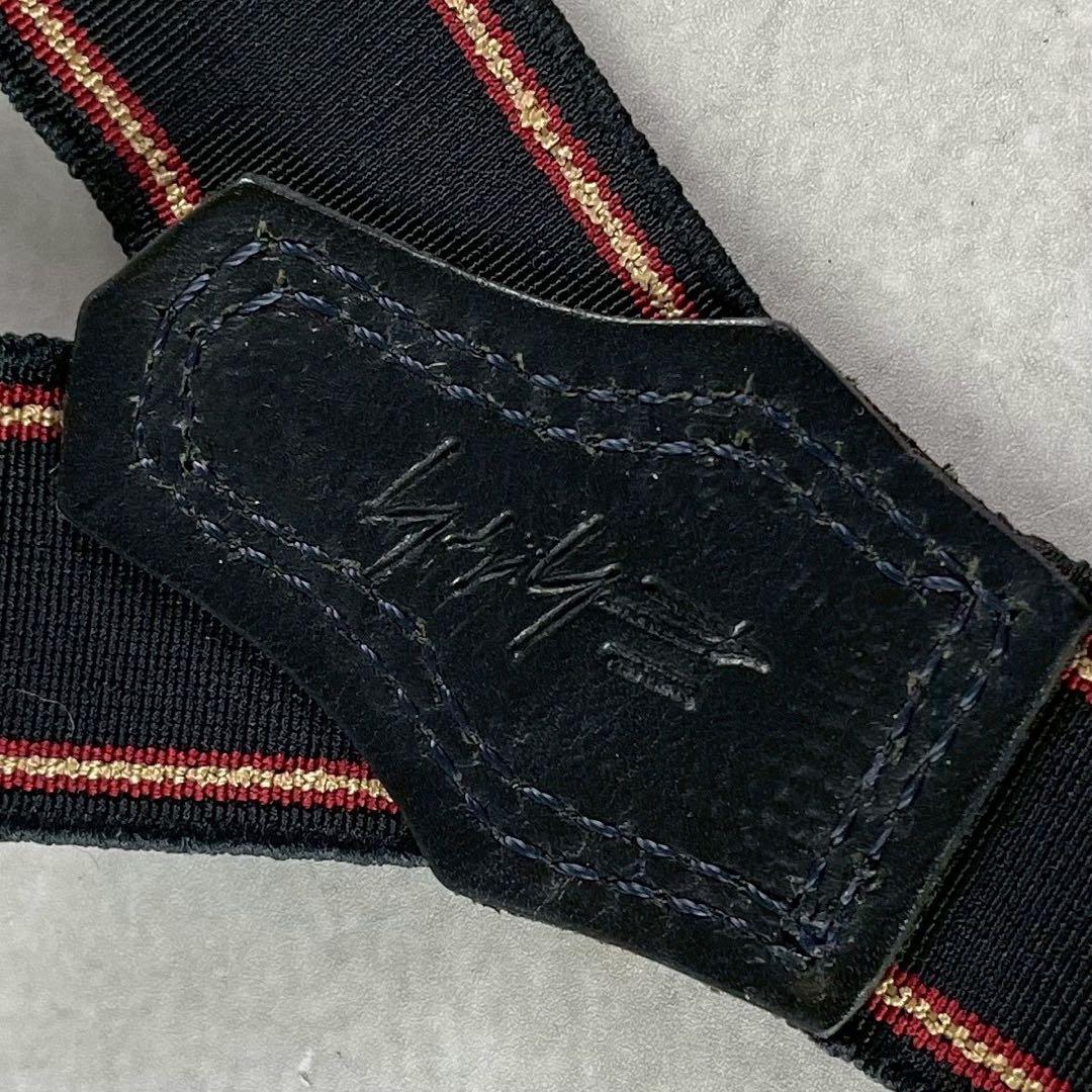 Yohji Yamamoto POUR HOMME Leather Striped Size ONE SIZE