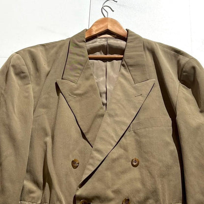 CDG HOMME PLUS 80s Vintage Wool Double-Breasted Jkt Size L